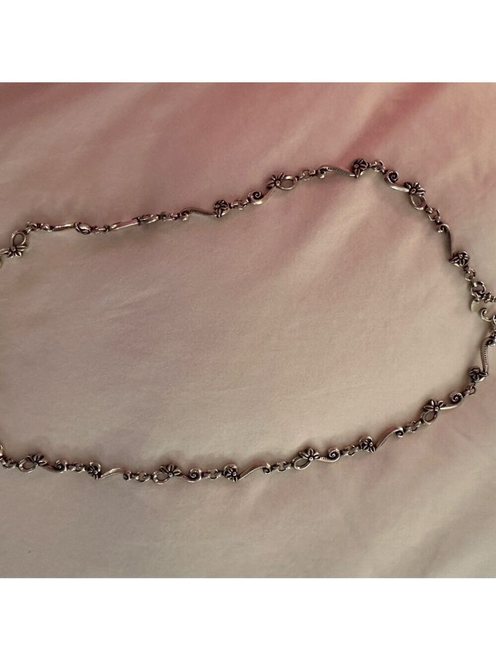Silver chain belt adjustable